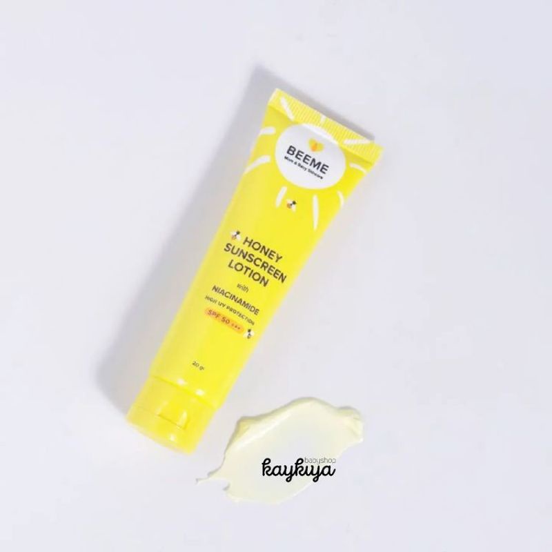 beeme honey sunscreen lotion