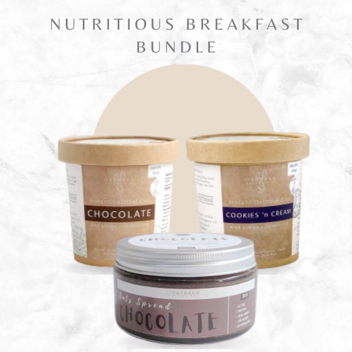 

[BISA COD] OatBarn Nutritious Breakfast Bundle | Paket Sarapan Sehat