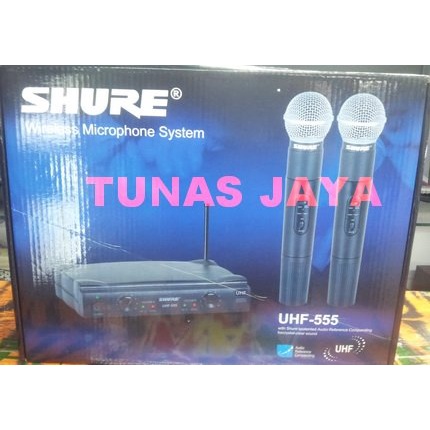 Mic Wireless Shure Uhf 555 ( Handheld )