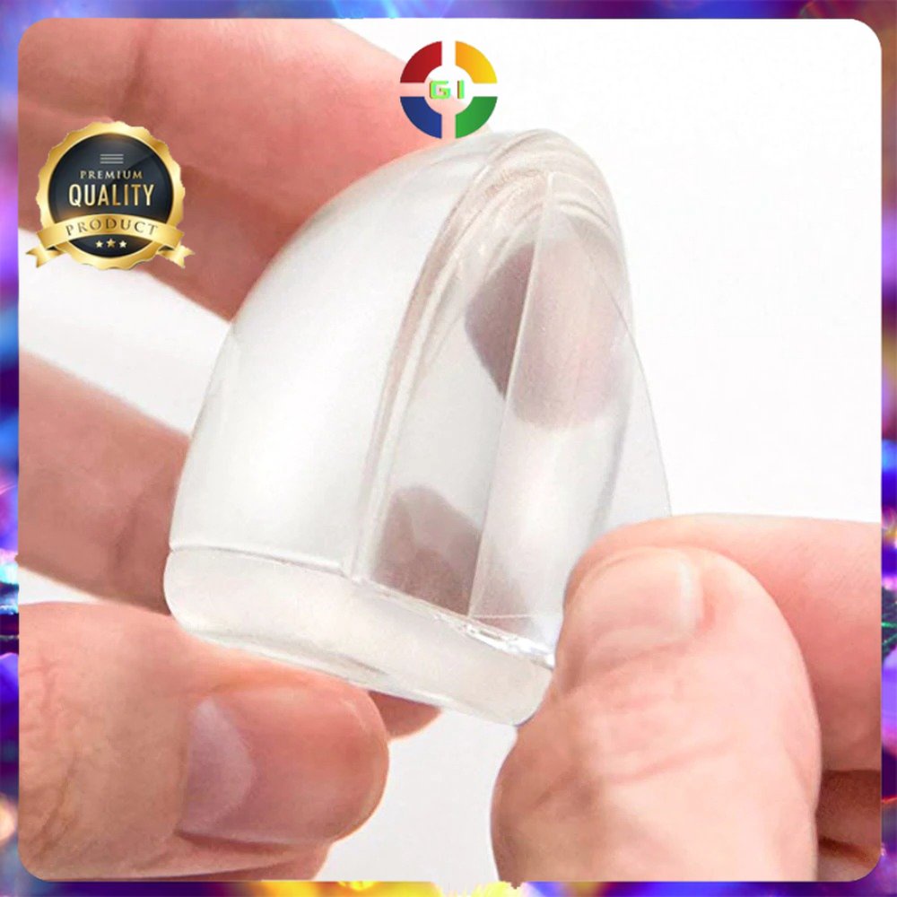 Penahan Pintu Anti Pecah Door Stopper Akrilik Transparent COD