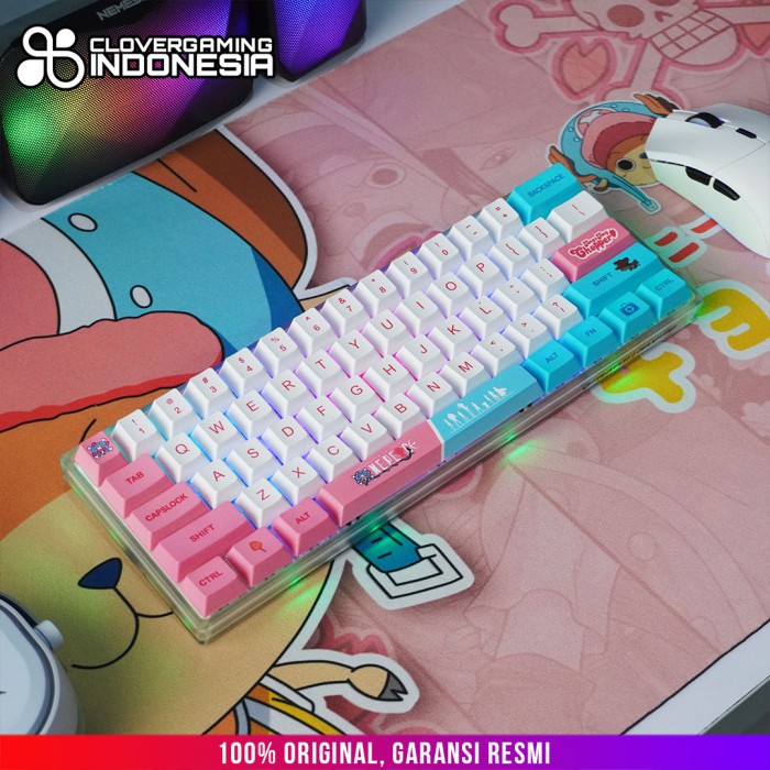 Keycaps One Piece Chopper Edition PBT Dye Sub - Mechanical Keyboard