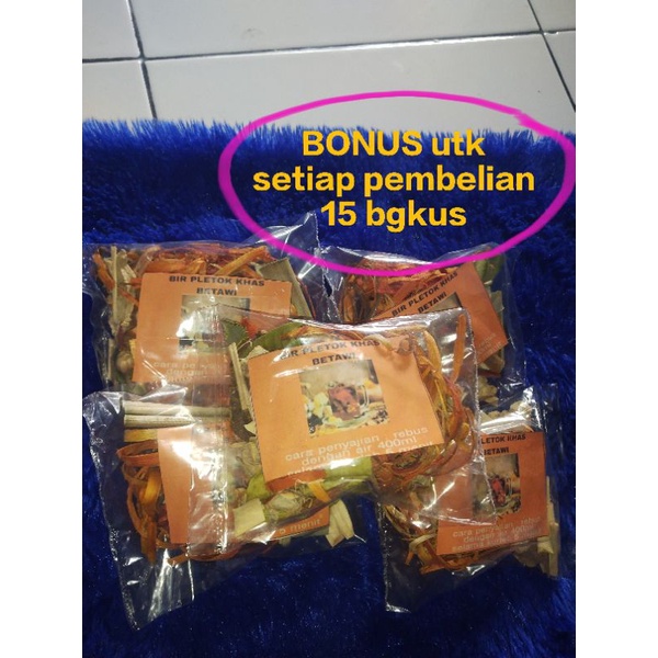 

BIR PLETOK REMPAH KOMPLIT