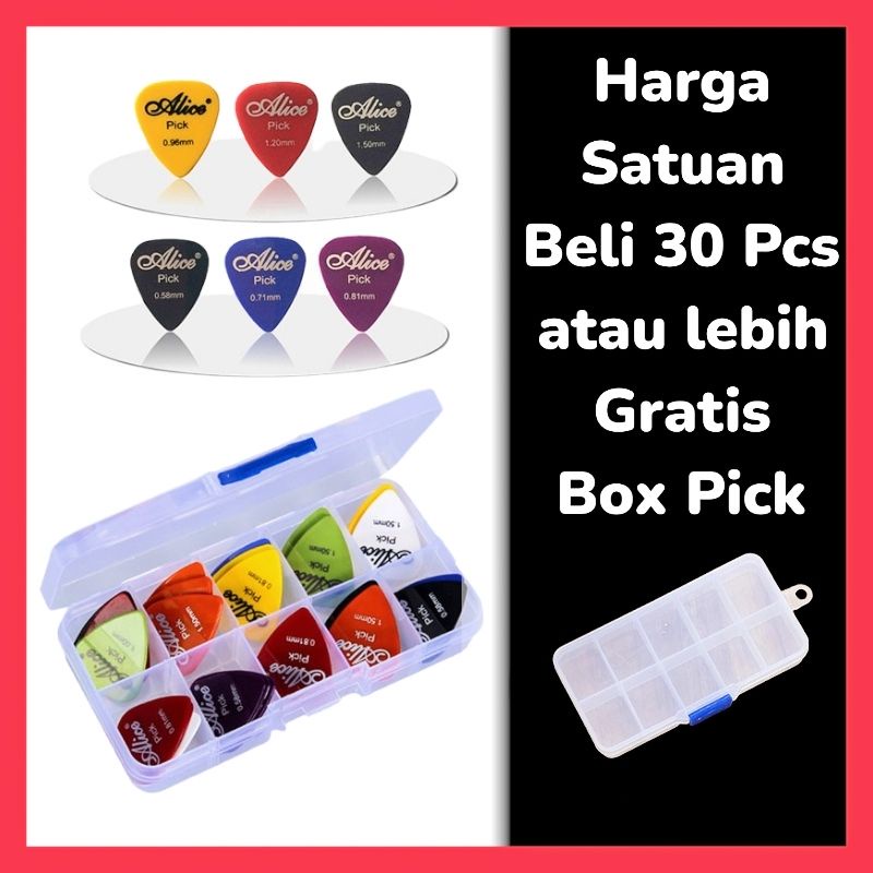 Alice Pick Gitar Satuan (Per Pcs)