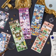 

Whimsical Rabbit Kingdom Diary Deco Stickers / Stiker unik / stiker Lucu