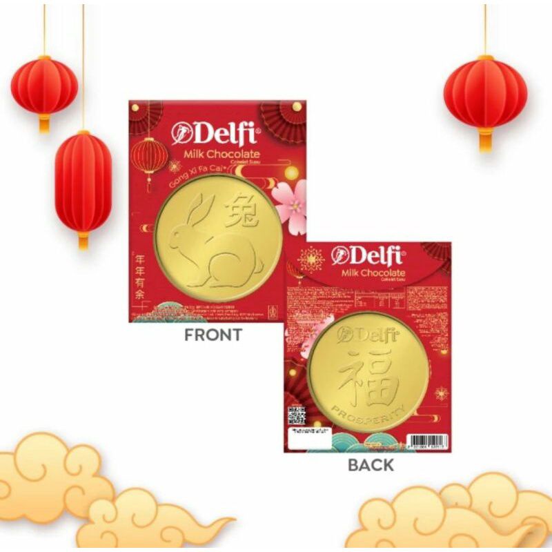 COKLAT DELFI COIN 25GR EDISI IMLEK 2023