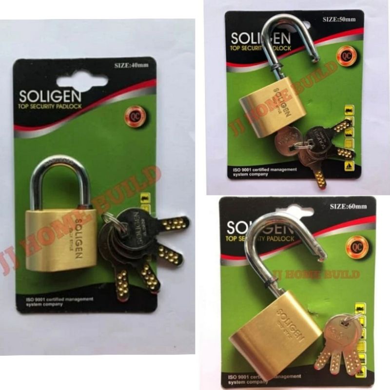 Gembok SOLIGEN Komputer Key / Gembok Soligen