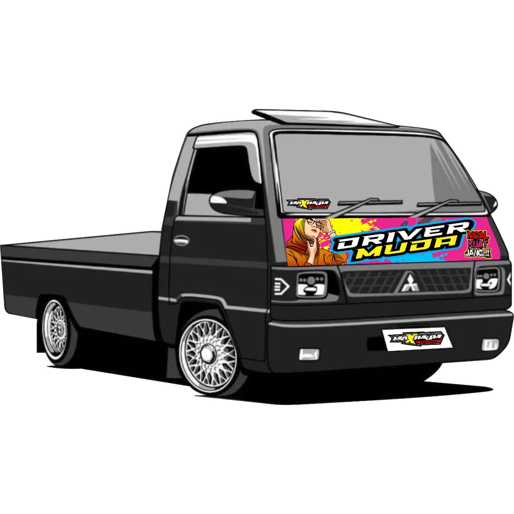 Sticker Kabin depan L300 / Sticker Kabin L300 Bebas Design-02