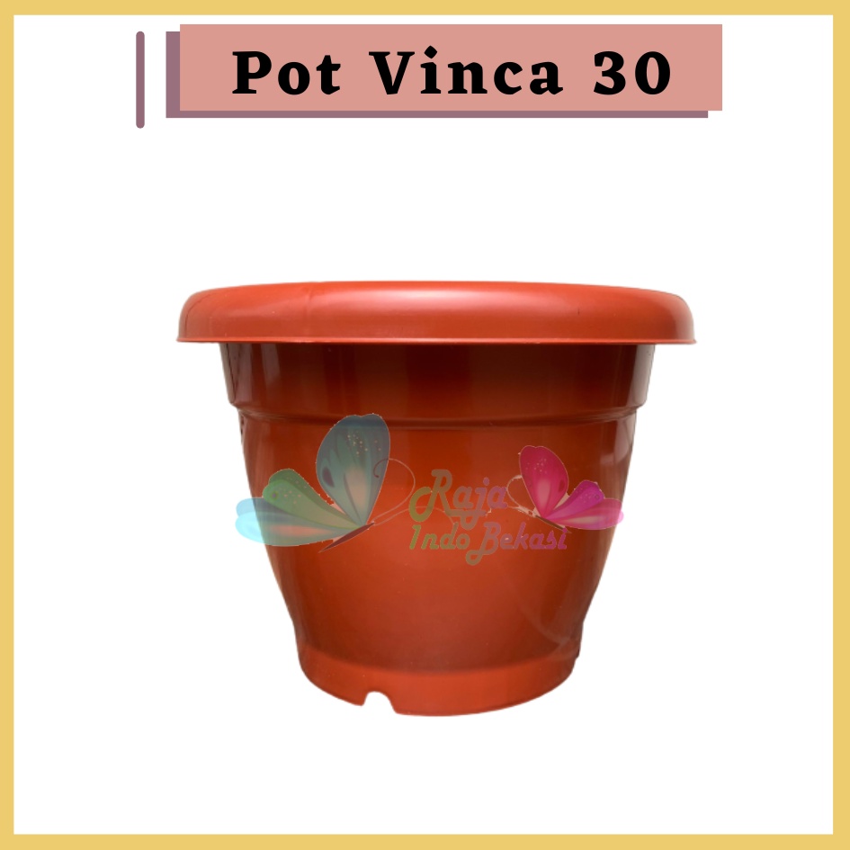 Pot Gentong VINCA 30 COKLAT Pot Plastik Bunga Jumbo Besar Tebal Murah Tanaman Bkn Pot Tawon 30 Pot Tulip 45 20 30 Galaxy 25 40-Pot Bunga Putih 30 Strawberry | Pot Tanaman Plastik Besar