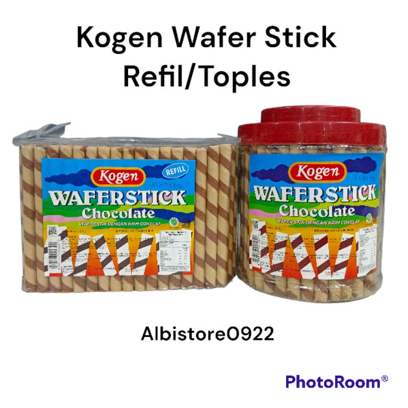 

KOGEN WAFER STICK KEMASAN REFIL/TOPLES ASTOR KOGEN COKLAT