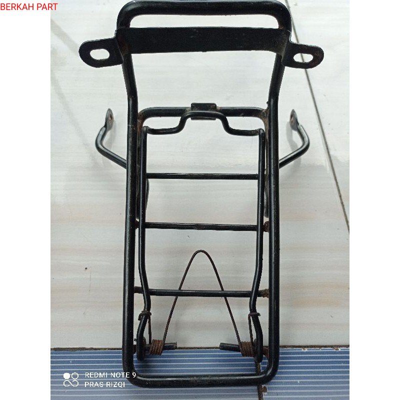 dudukan keranjang plat nomer keranjang rc100 rc80 bravo