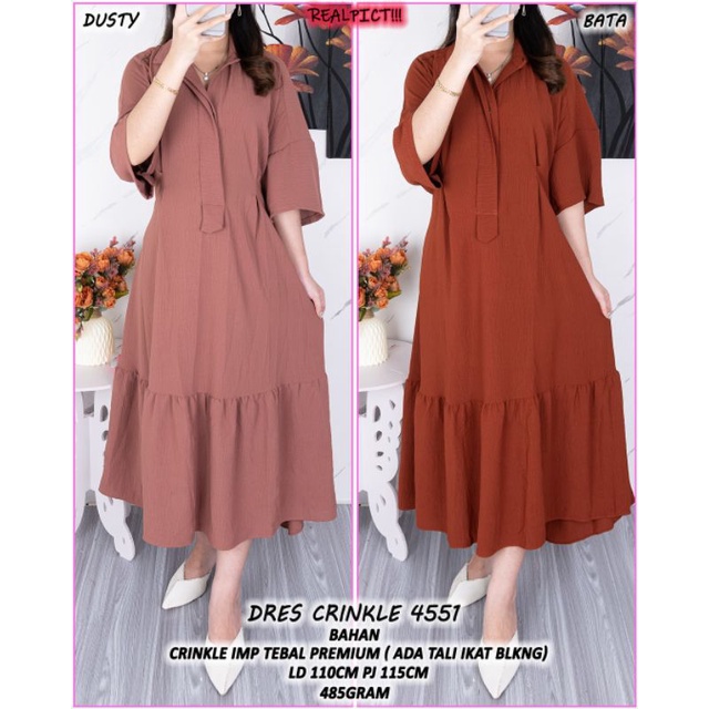 DRES CRINKLE 22374 300GRRR  #TANAHABANG