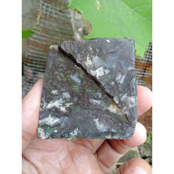 ✅ Batu Lumut Hijau Suliki ( Bahan Batu Akik - bukan bacan obi fire opal kalimaya red baron pacitan b