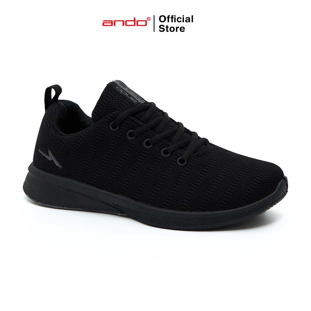 Ando Official Sepatu Sneakers Sip 31 Wanita Dewasa - Hitam/Hitam