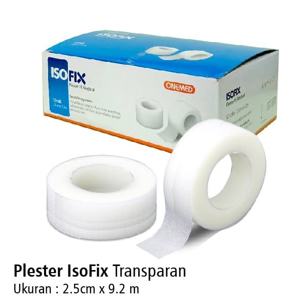 Plester Isofix 2.5 cm x 9.2 m Transparan Roll