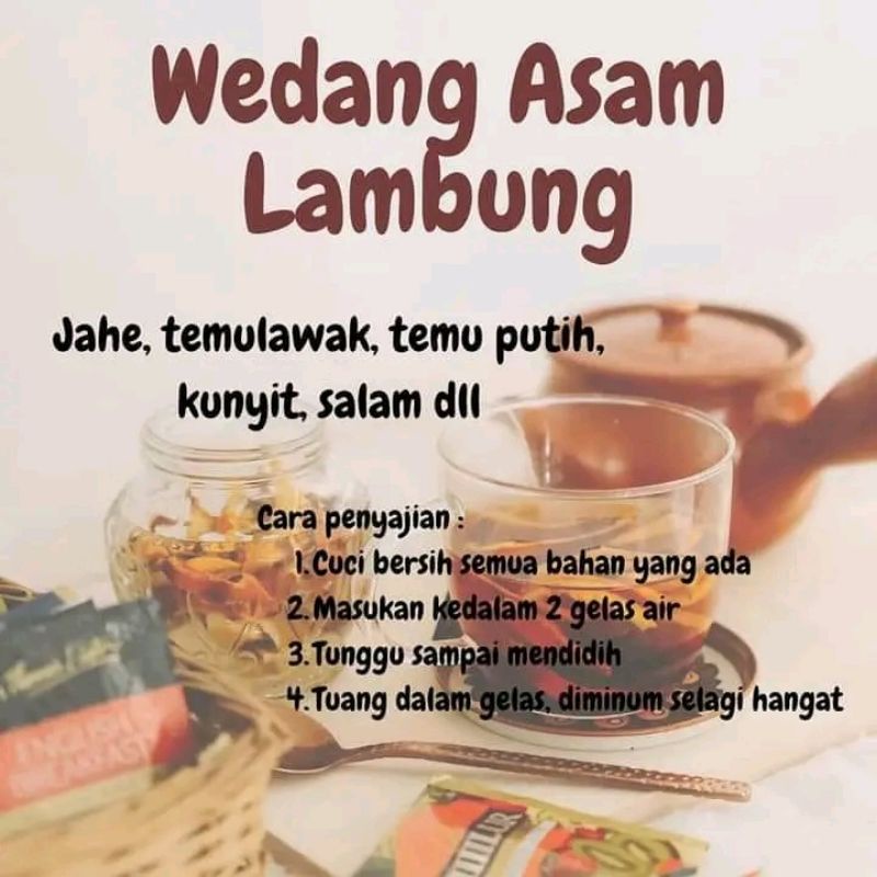 

Wedang Rempah wedang asam lambung