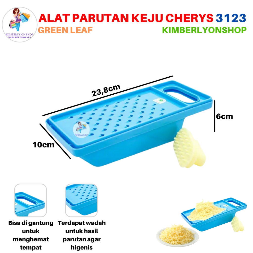 Parutan Keju Plastik Cherys 3123 Green Leaf