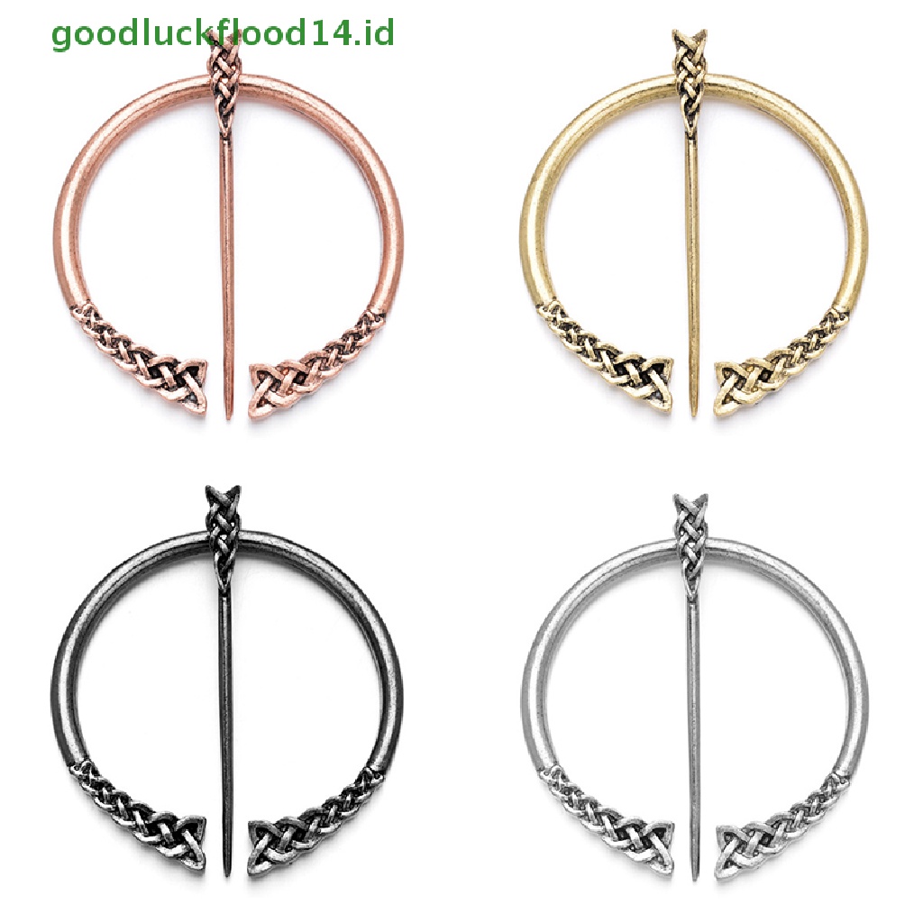 [GOOGFOUR] Viking Fashion Alloy Bros Pin Brooch Perhiasan Kostum Aksesori Untuk Wanita [TOP]