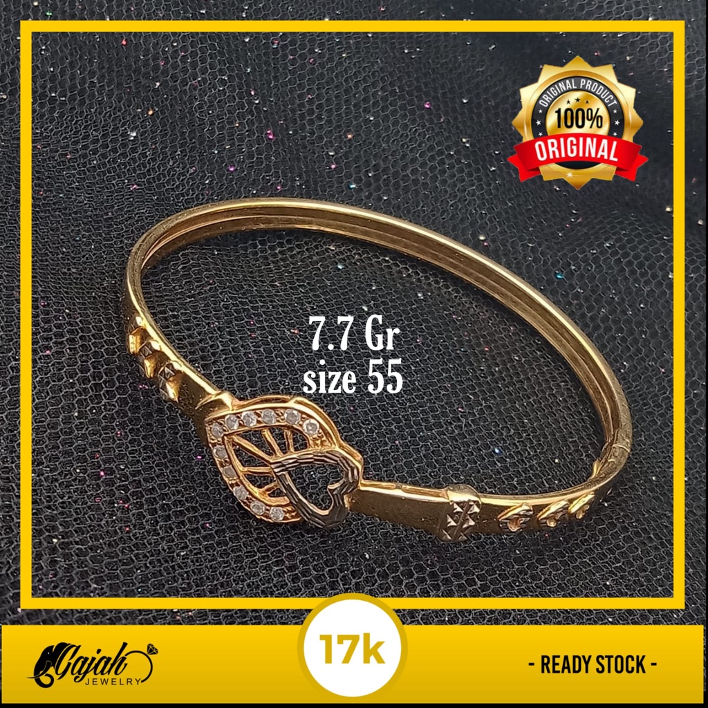 Gelang Emas 17K - 7.7 gr Kadar 750 - 447