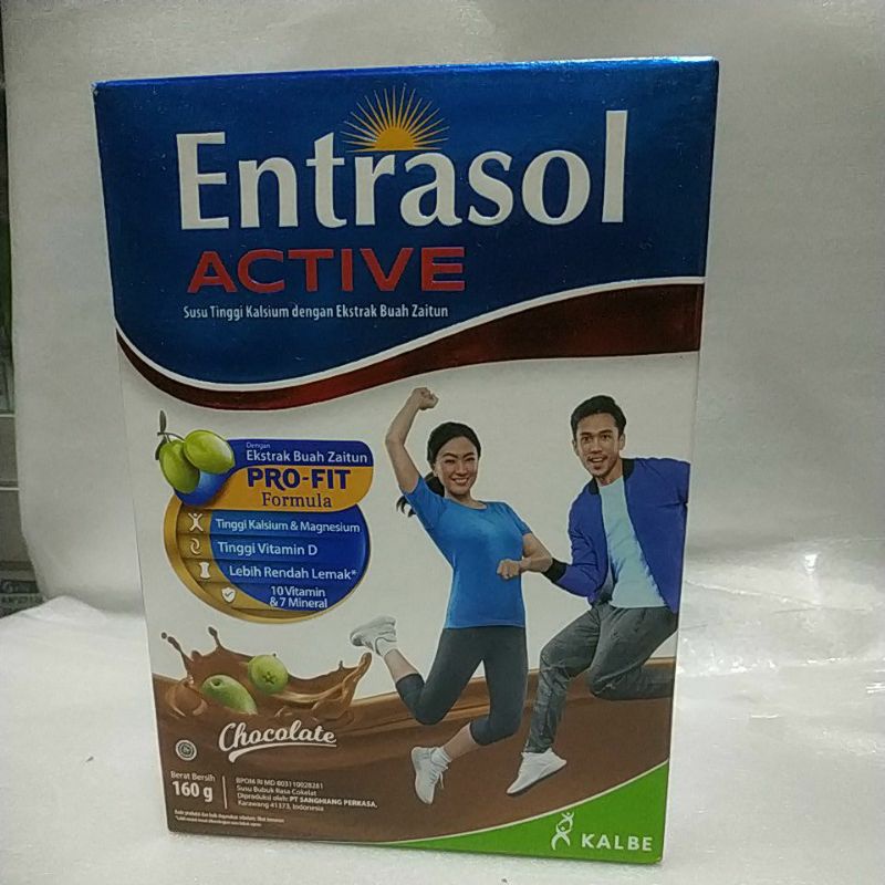 

Entrasol Active Chocolate 160gr