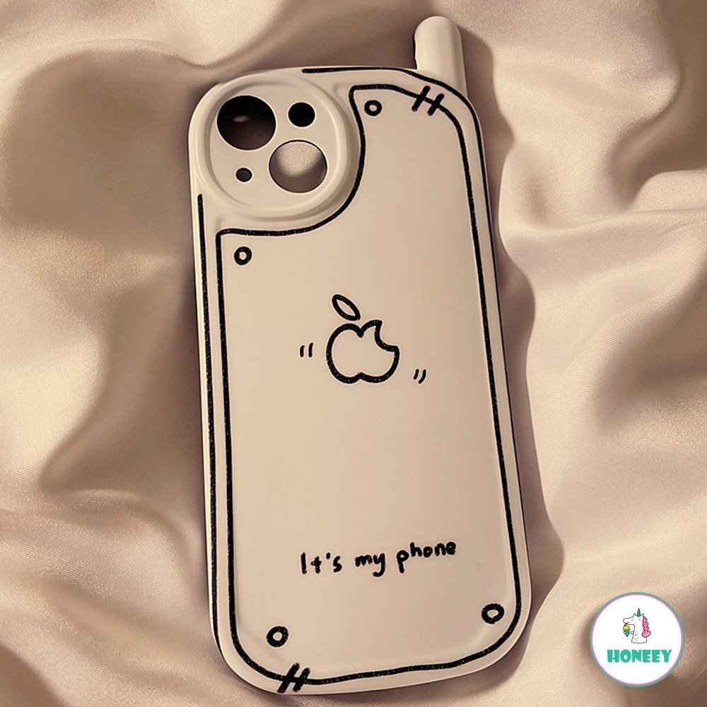 Casing Soft Case TPU Motif Kartun Line Buah Untuk IPhone 14 13 12 11 Pro Max