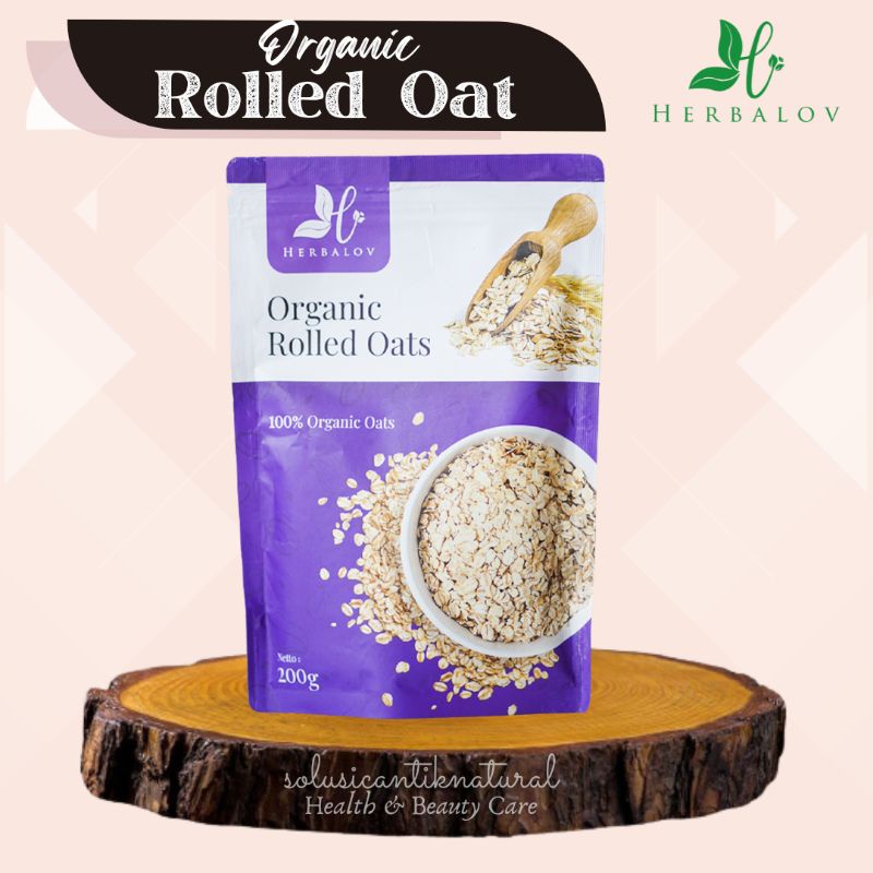 

Rolled Oat Herbalov Rolled Oat Organik dengan Proses Higienis Mengandung Antioksidan Tinggi Bebas Gluten dan Menekan Kadar Kolesterol dan Gula Darah