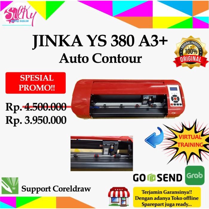 

Mesin Cutting Sticker Jinka Ys 380 A3+ Auto Countur (Sensor) 085