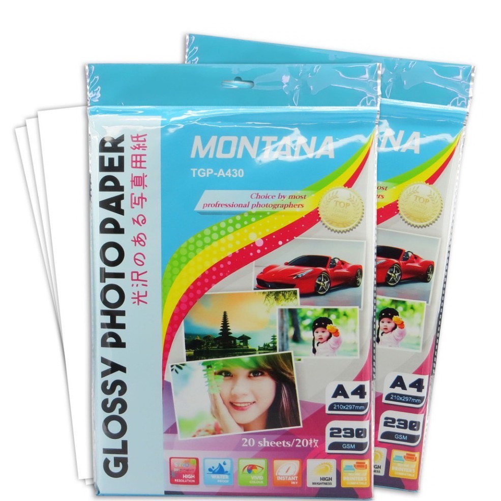 

Montana Glossy Paper TGP-A430 | 230Gsm