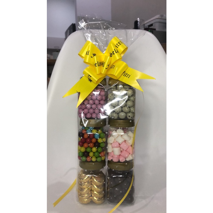 

✨READY✨ -Parsel Ramadhan coklat lagie mix jelly 6 toples,hampers parcel coklat - Paket A- 1.1.23