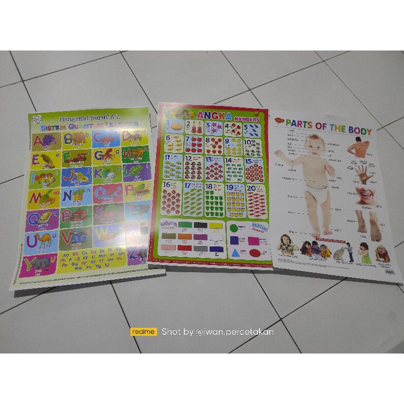 

cetak poster ukuran A3+ bahan Art Carton tebal