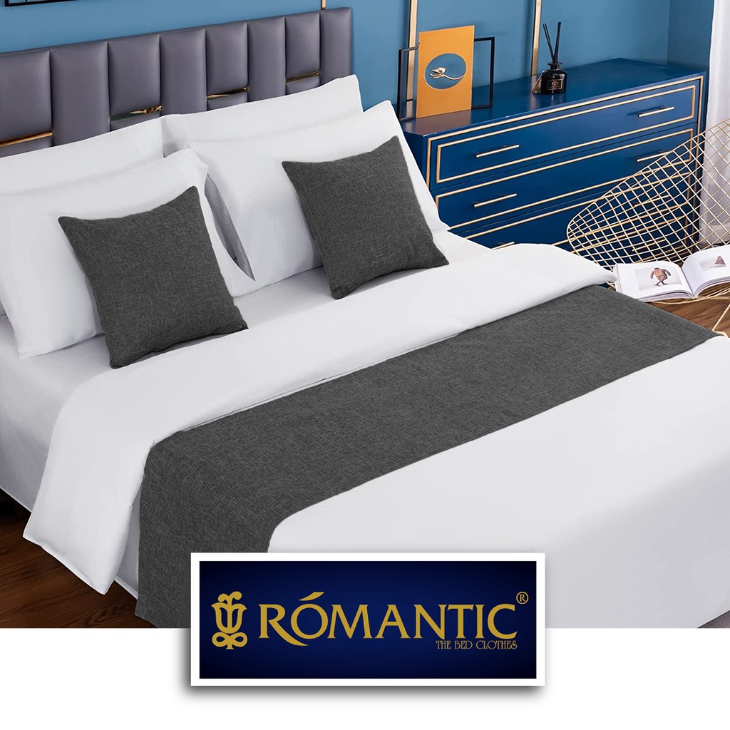 Bed Runner / Selendang kasur Graphite by ROMANTIC standard Hotel minimalis