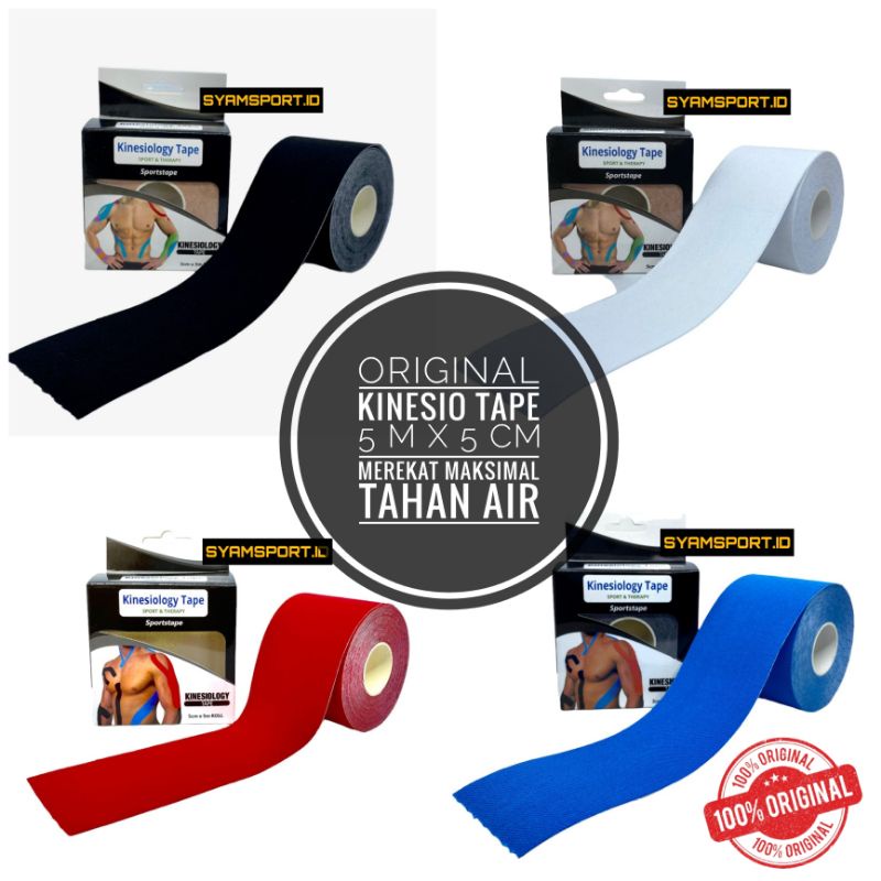 Jual Kinesio Tape Original Sportstape Panjang 5 M X 5 Cm Lebar Kemasan