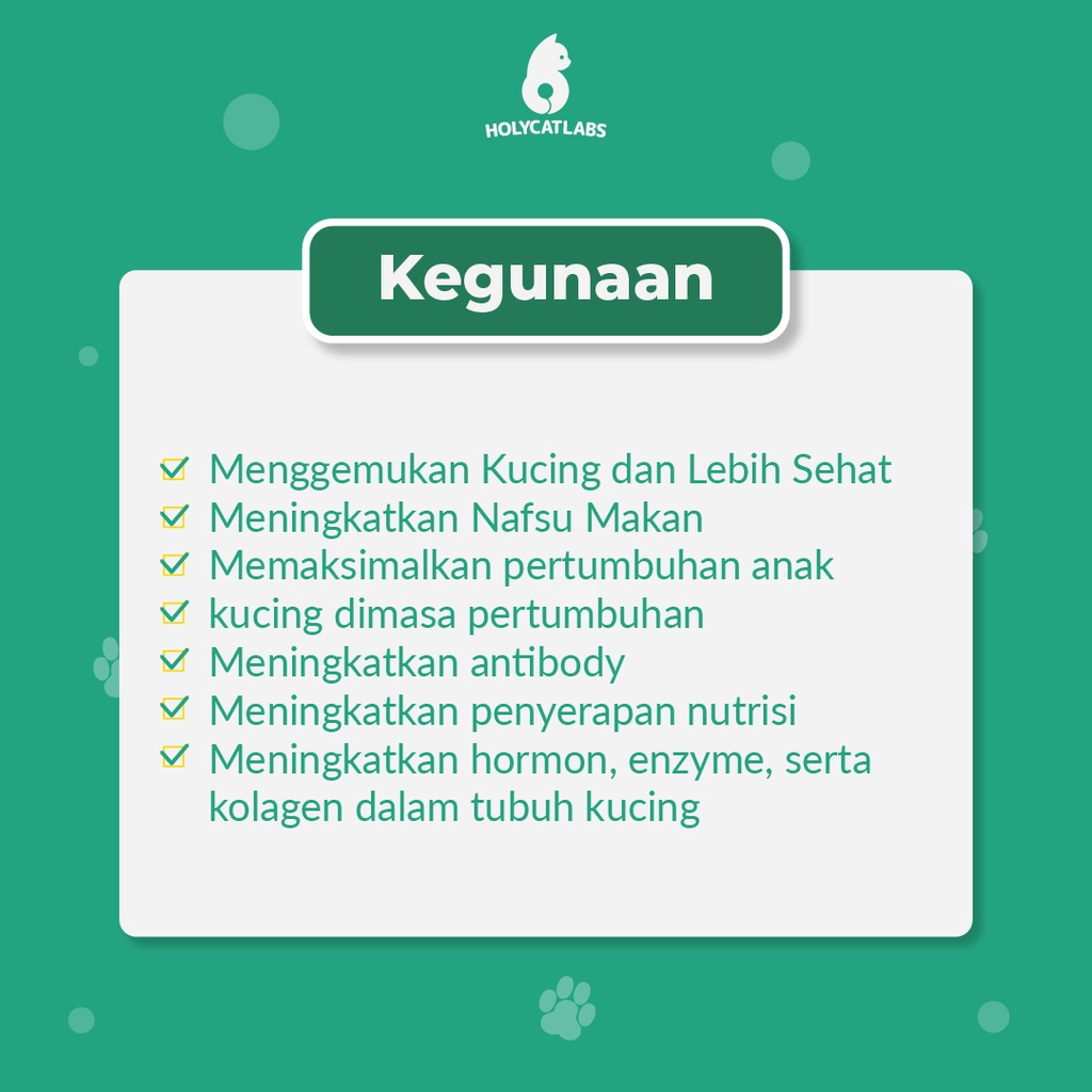 Easy fat Vitamin Kucing Suplemen Penambah Nafsu Makan Kucing dan Vitamin Penggemuk Kucing