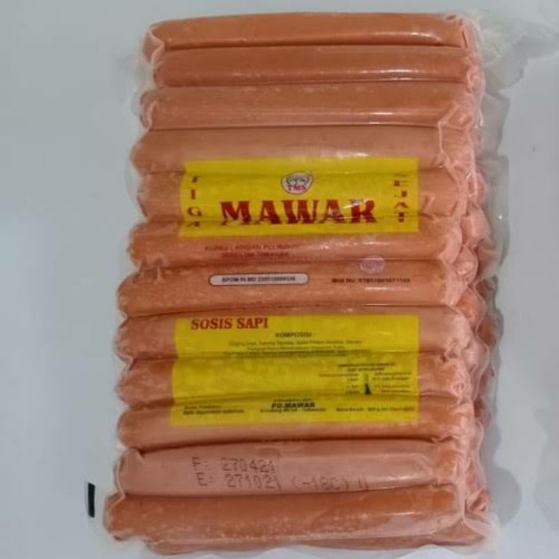 

sosis sapi mawar viva dahlia 500gr