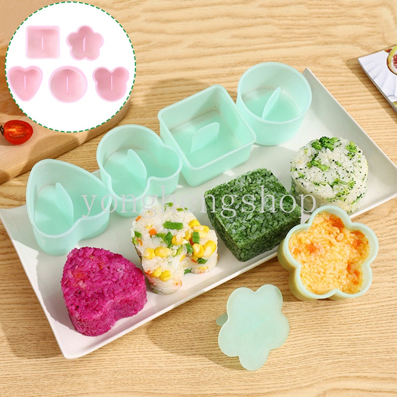 Cetakan Sushi / Onigiri / Bola Nasi / cookie / Roti / sandwich DIY Desain Kartun Lucu Kreatif Untuk Anak