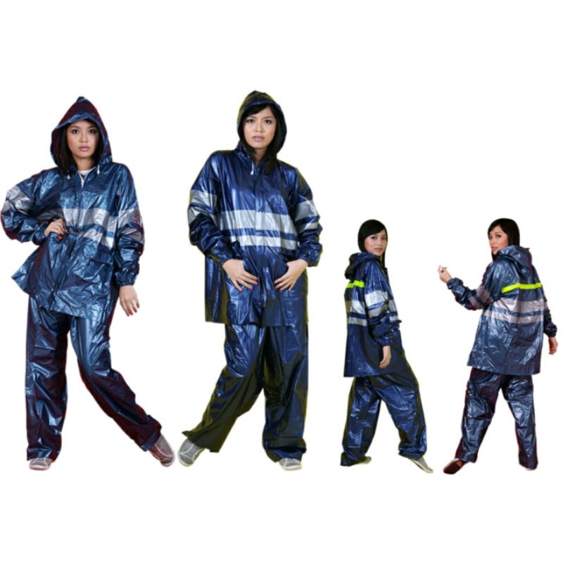 Elmondo 907 STARDUST / Jas hujan dewasa / Mantel hujan dewasa / Mantel jaket Celana / Jas hujan jake