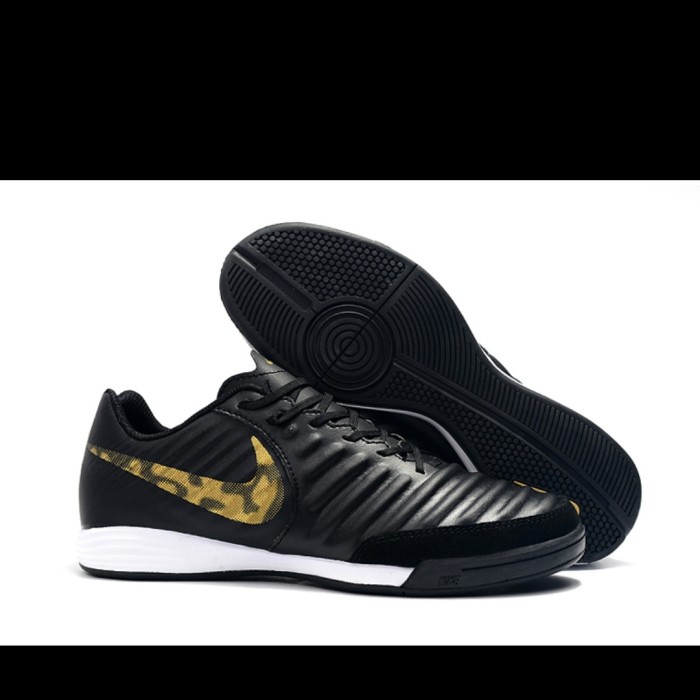 SEPATU FUTSAL NIKE TIEMPO LIGERA IV BLACK LUX IC
