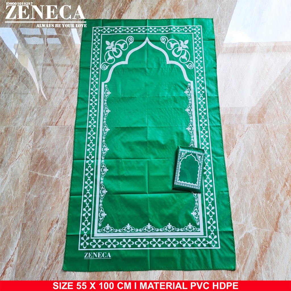 Sajadah Sholat Traveling Bahan Pvc Anti Air Ukuran 55 x 100 cm Promo Murah