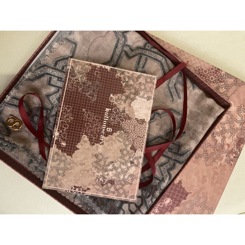 Preloved Buttonscarves Haramain Berry