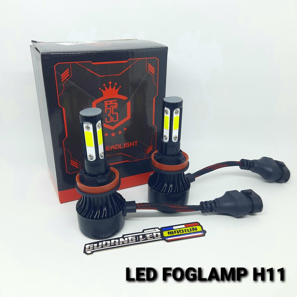 Lampu Led Foglamp H11 H16 4 sisi Bohlamp Foglamp Mobil
