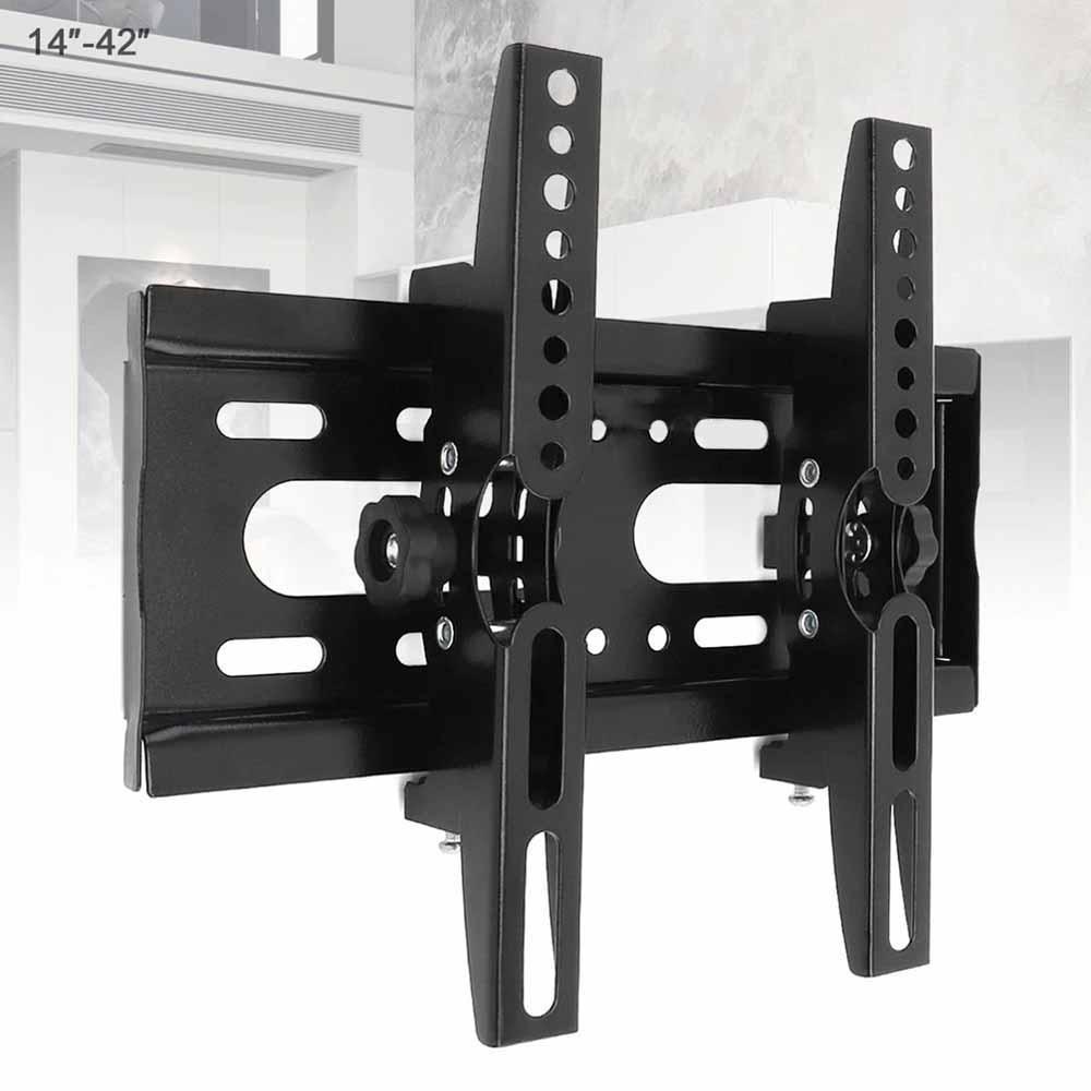 CNXD Wall Bracket TV Mount Flat Panel 20x20cm Pitch 14-43 Inci TV C30 - C30 - Black