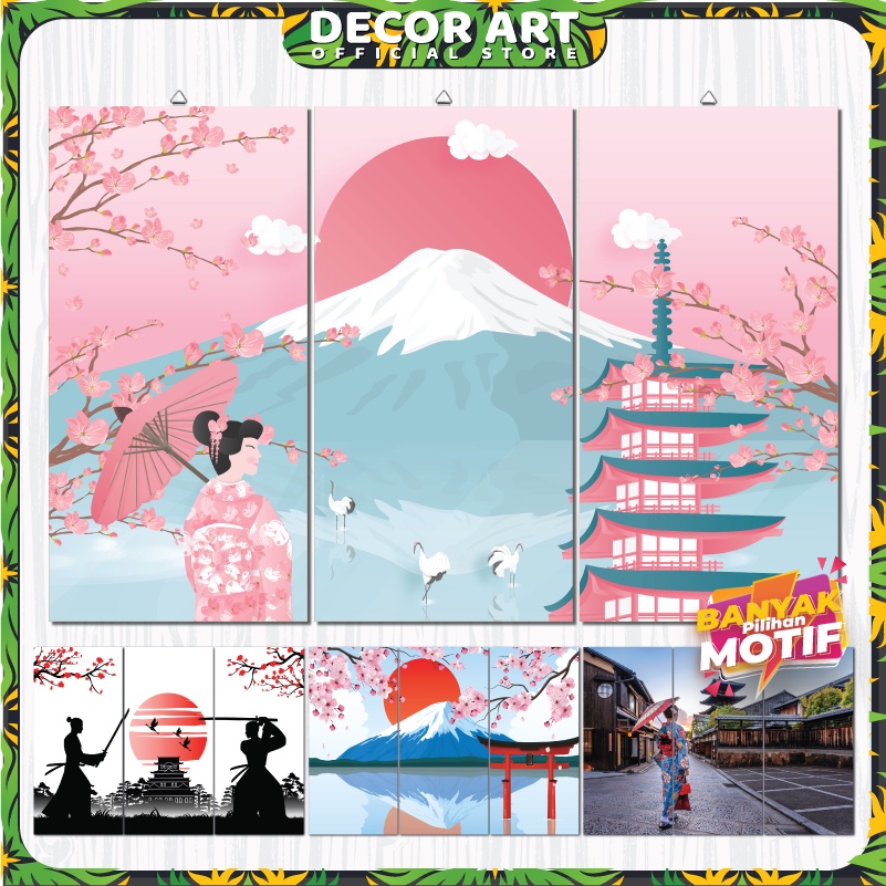 Jual Decorart X Cm Pajangan Hiasan Dinding Tema Jepang Wall Decor