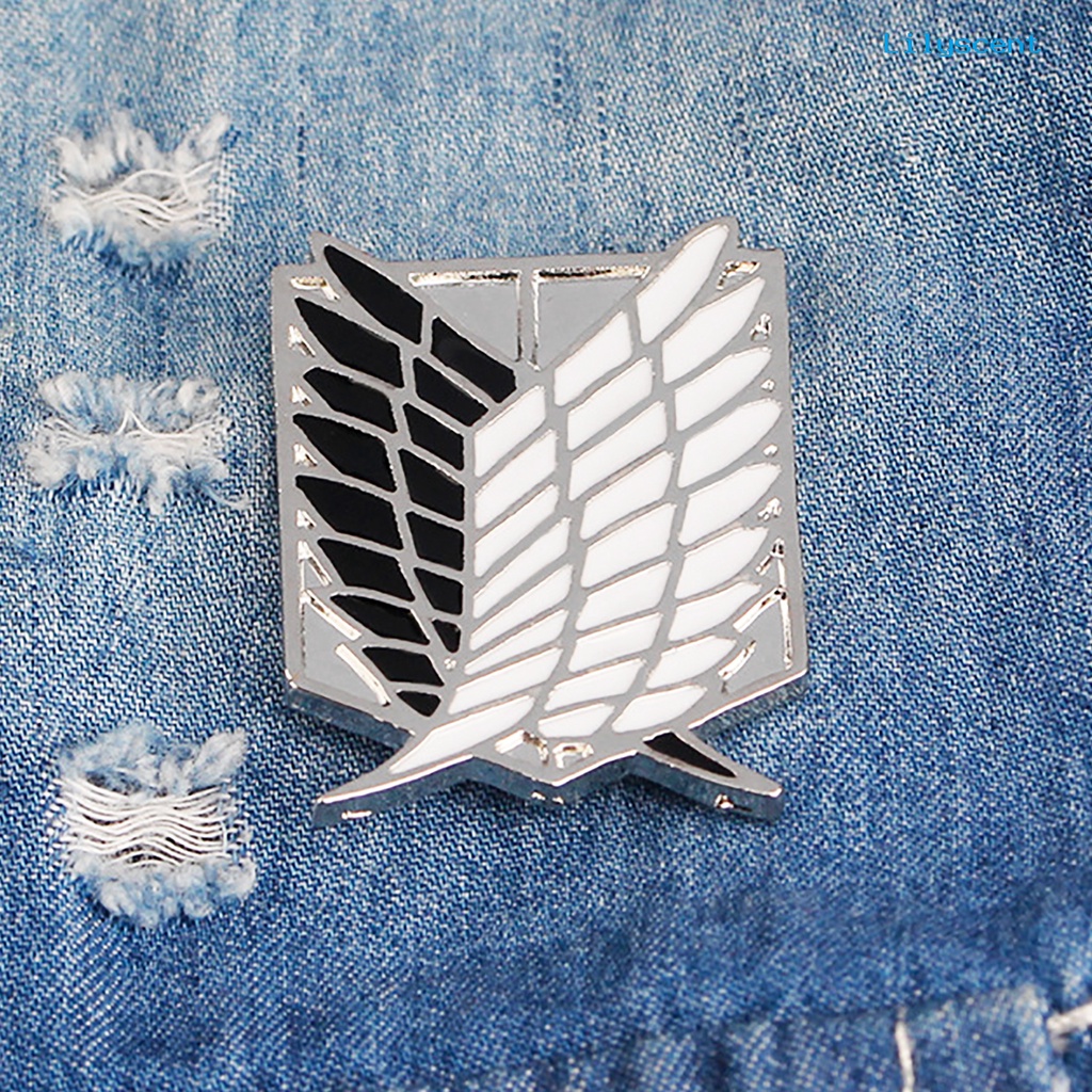 [LS] Pin Bros Pin Attack on Titan Vintage Bahan Alloy Elegan Nyaman Untuk Pesta