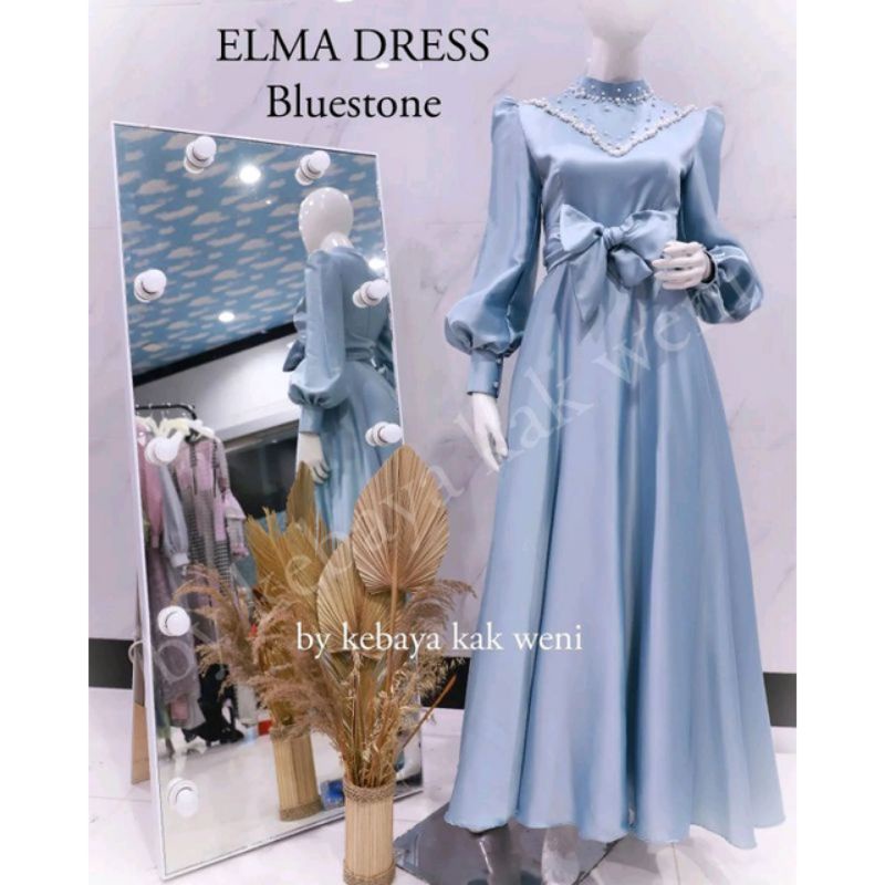 E.A_01 ELMA DRESS / GAUN BRIDESMAID / GAUN MEWAH / GAUN ELEGANT / GAUN KONDANGAN / GAUN WISUDA / GAU