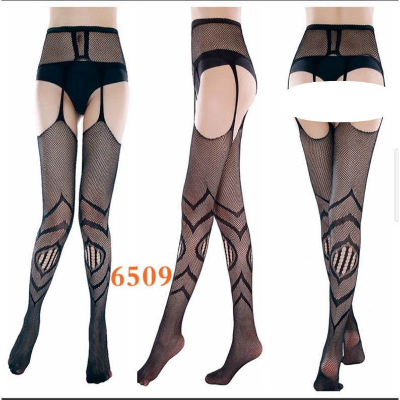 Aneka Stocking jaring halus motif women sexy garter halloween transparant