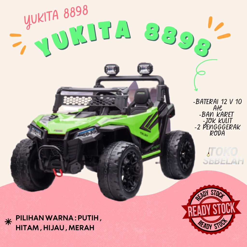 MAINAN ANAK MOBIL AKI YUKITA 8898 - HIJAU