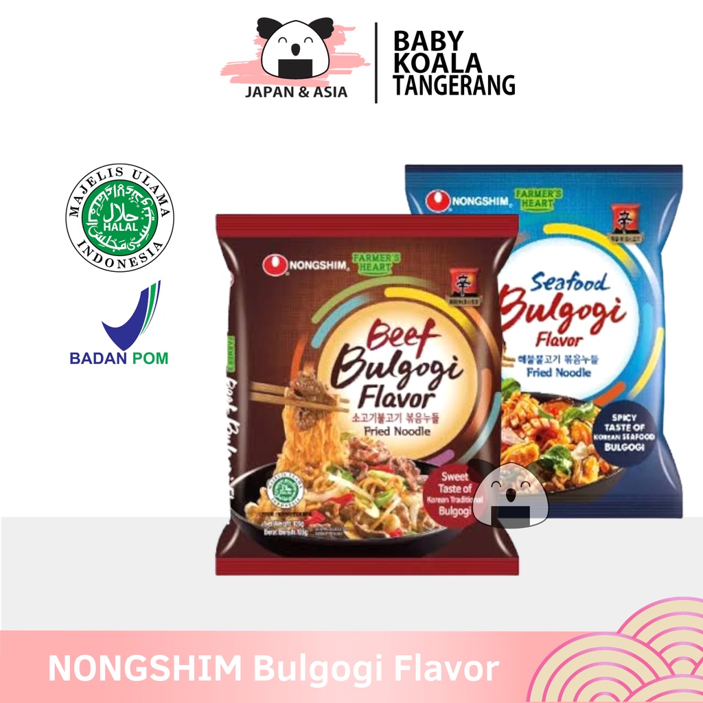 

NONGSHIM Bulgogi Korea Fried Noodle 105 g Halal | Beef Seafood--