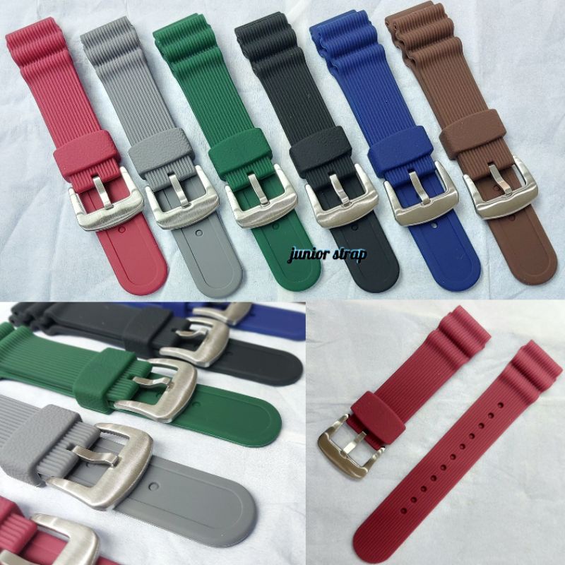 Tali Jam Karet kualitas premium 22mm / Strap Rubber High quality 22mm