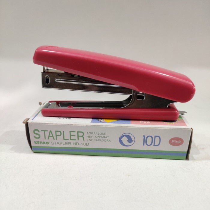 

KENKO HD 10D STAPLER STAPLES HEKTER BESI PINK
