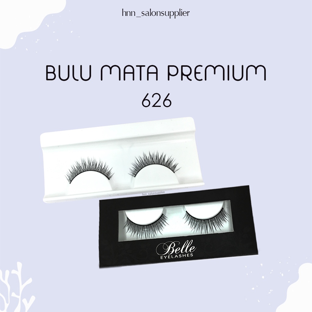 626 Bulu Mata Palsu Handmade Fake Eyelash Eye lashes lash Artifivial Belle Eyelashes Premium