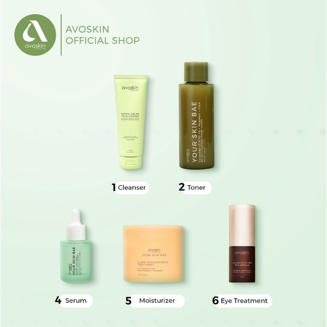 Avoskin Your Skin Bae Serum Tea Tree + Witch Hazel + Glycolic Acid + Rosemary (30 ml)